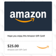 $5 Bonus With $25 Amazon Gift Card Purchase | Amazon | Promo code GCPRIME19